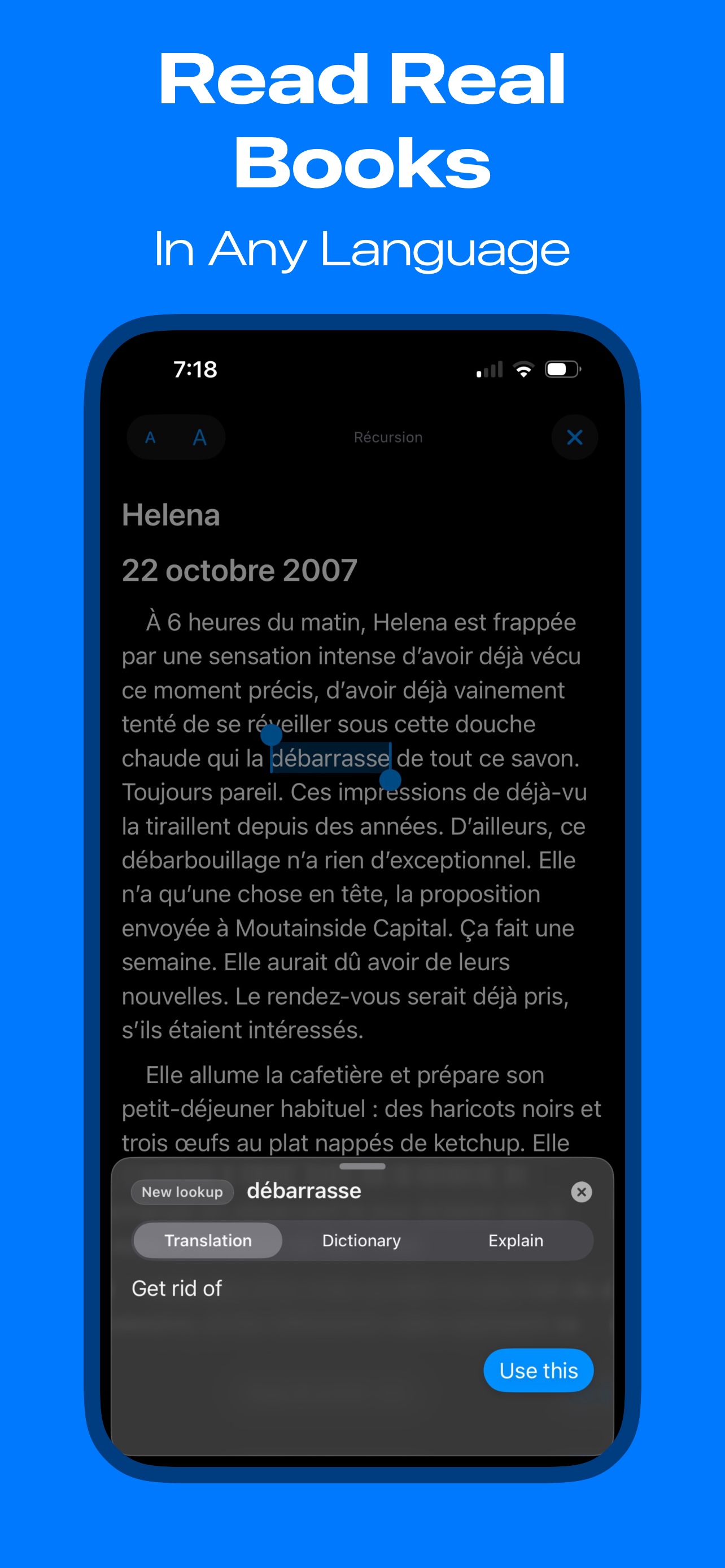 Ember Reader App Interface